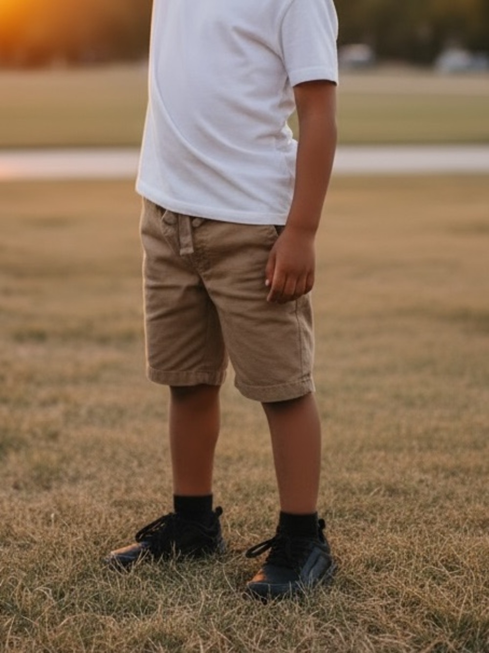 Koala Kids Toddler Boys Khaki Chino Shorts Tan Size 4T